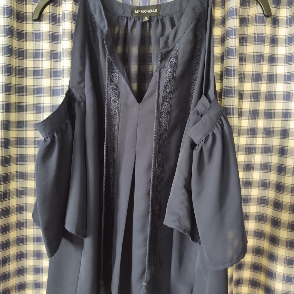 My Michelle cold shoulder blouse